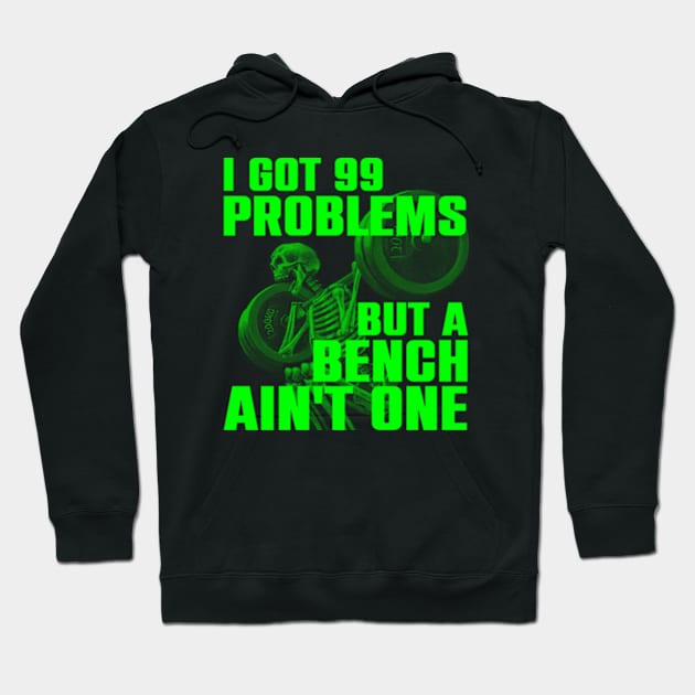 Retro I Got 99 Problems But Being A Man Ain't One Hoodie by Atelier Djeka